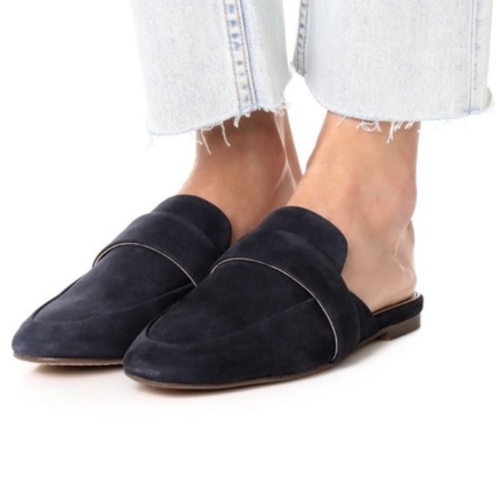 Splendid Black Suede Slip-On Mules – Size 6.5 – $108 Retail